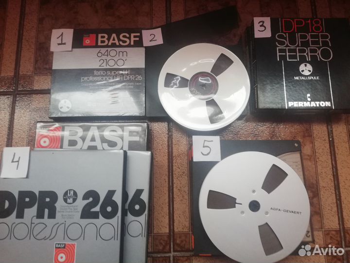 Магнитная лента N18 basf Agfa Permaton