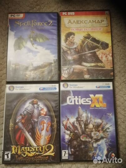 Компьютерные игры, pc dvd, стратегия, квест, гонки