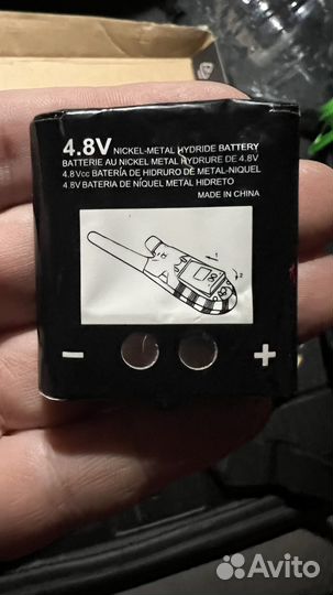 Аккумулятop для рации Motorola 4.8V, 750mAh, Ni-Мh