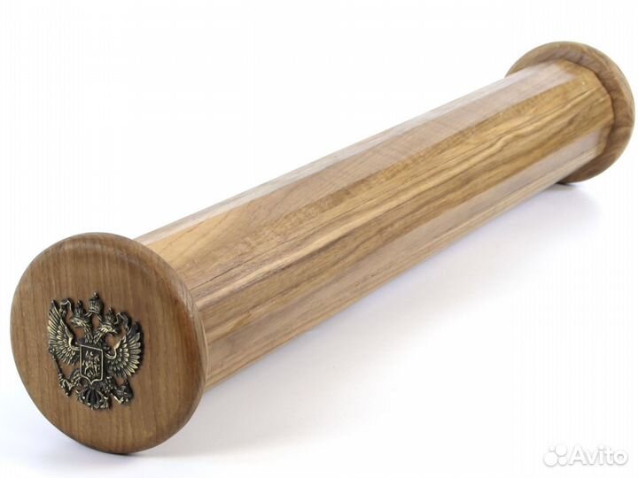 Тубус с шампурами - мореный бук