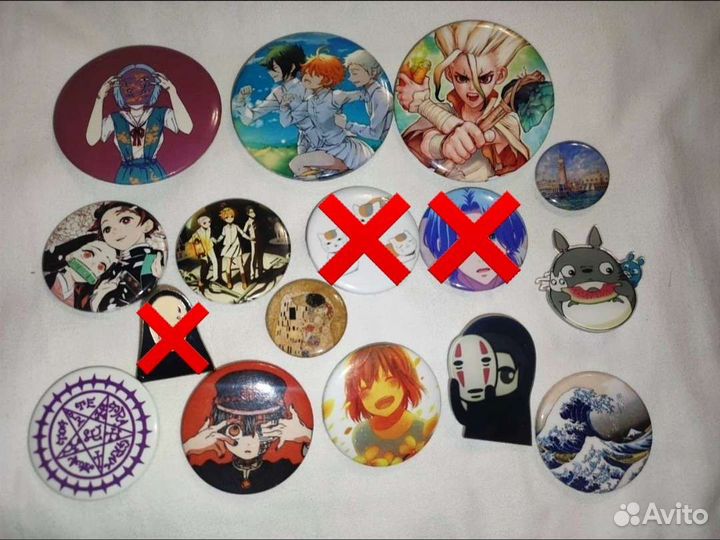 Аниме значки