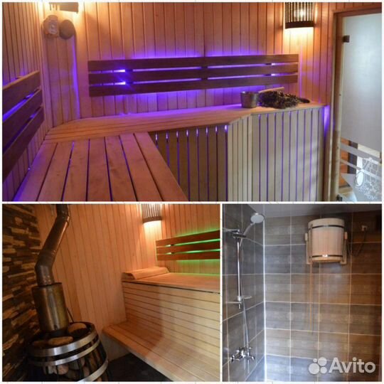 Баня на дровах с купелью