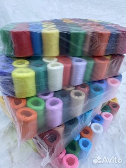 Пряжа для вязания мочалки