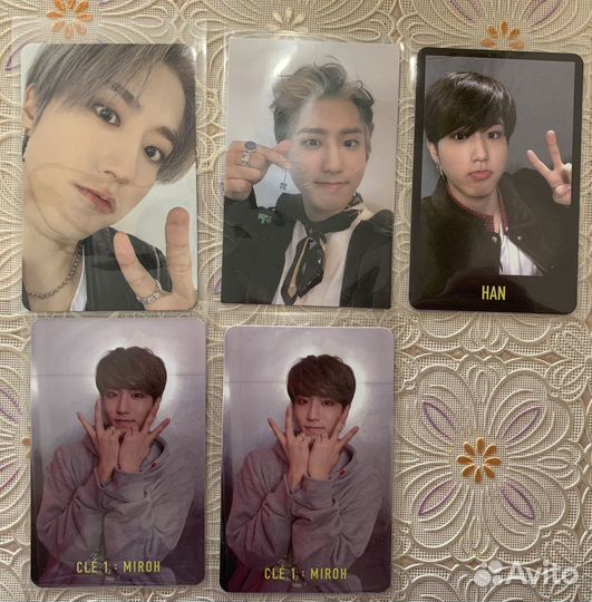 Официальные карточки stray kids Хан