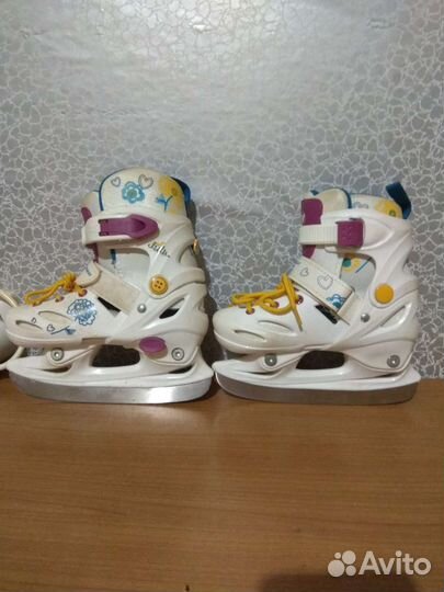 Коньки раздвижные для девочки