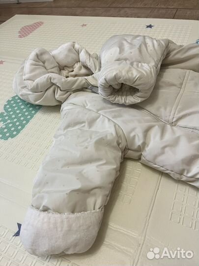 Комбинезон зимний на овчине 80