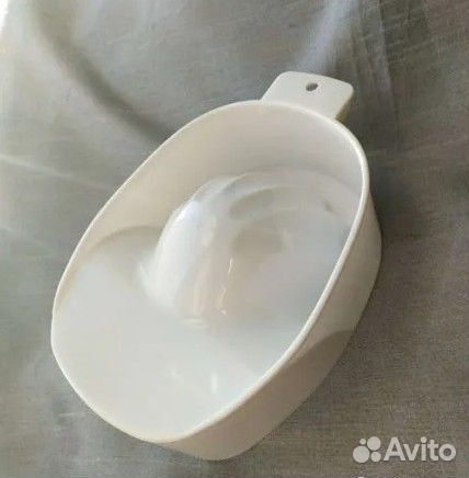 Ванночка для маникюра белая новая