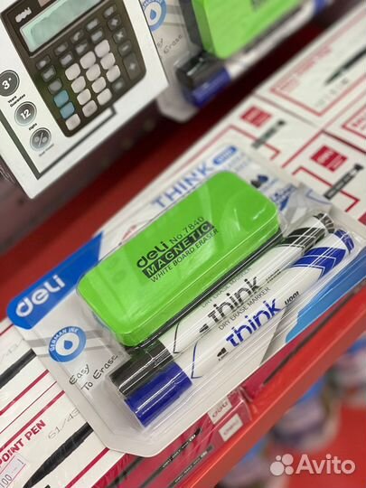 Набор маркеров для досок Deli CU101