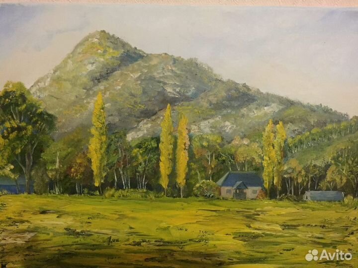 Картина маслом на холсте пейзаж