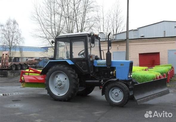 Услуги и аренда трактора мтз чистка снега