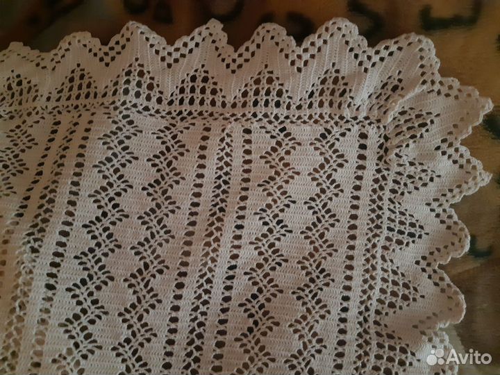 Плед покрывало Ручная работа Винтаж