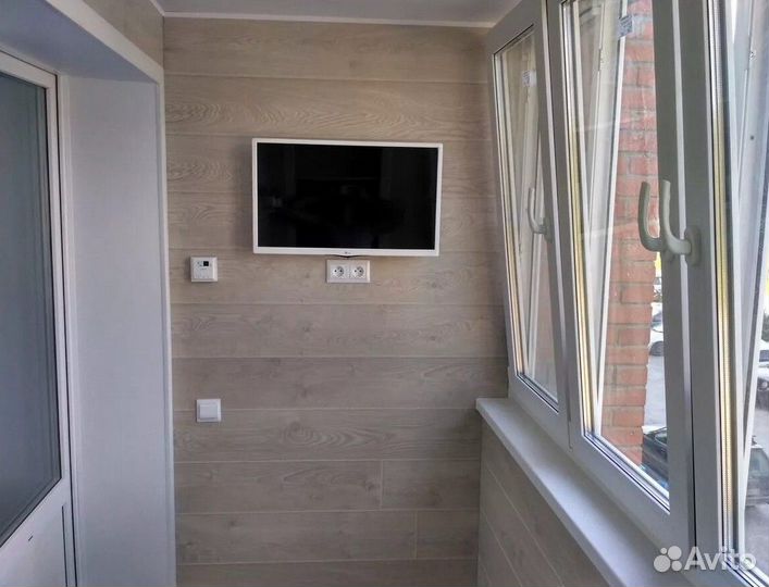 Остекление балконов Отделка под ключ