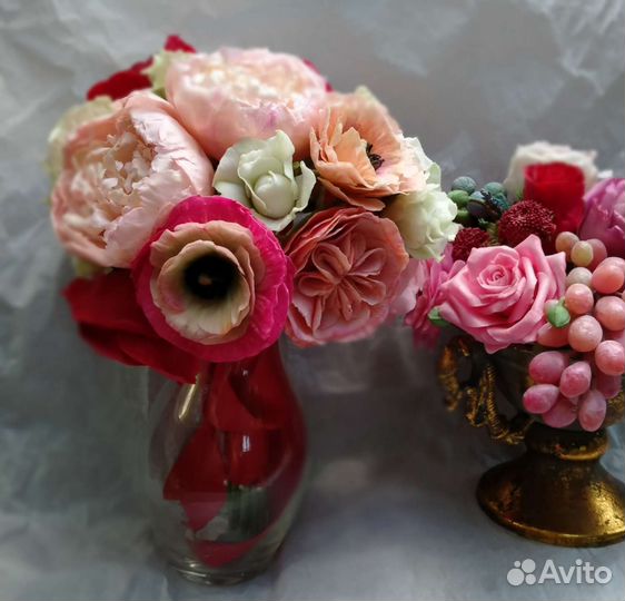 Букет цветов ручной работы