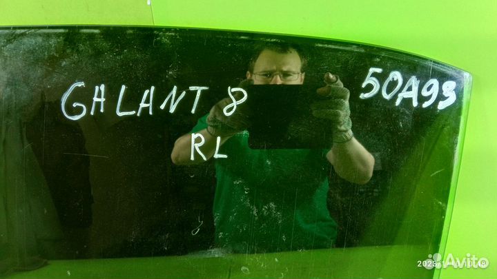 Стекло заднее левое для Mitsubishi Galant 8