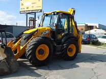 Экскаватор погрузчик jcb 3cx. Гидромолот