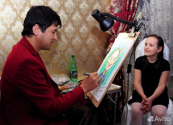 Художник шаржист на праздник