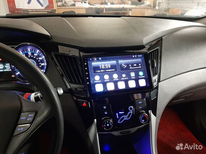 Android магнитола Hyundai Sonata YF, есть Teyes