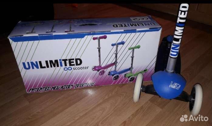 Самокат детский трехколесный бу