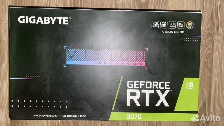 Видеокарта rtx 3070 gigabyte