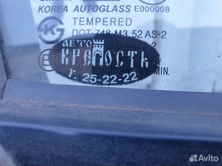 Стекло двери передней правой Chevrolet Lacetti