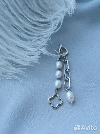 Серьги с жемчугом