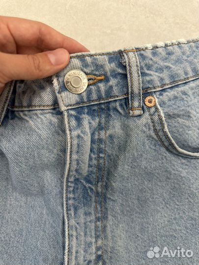 Джинсовые шорты zara 36