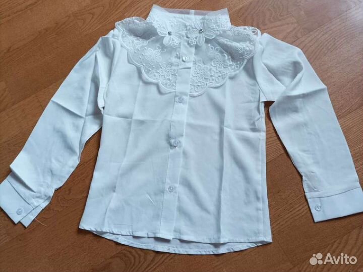 Блузка школьная р 122-128