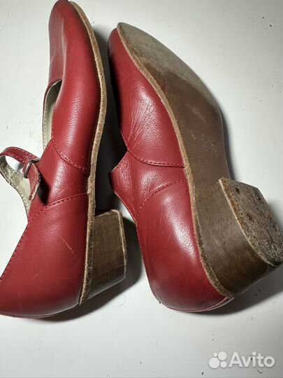 Туфли танцевальные народные красные 32 р