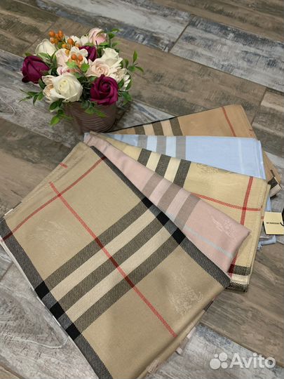 Кашемировый палантин шарф Burberry 5 оттенков