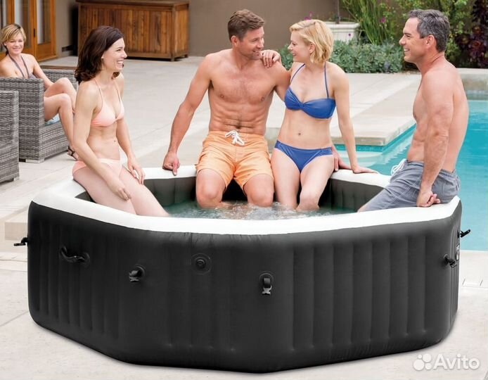 Бассейн спа purespa JET AND bubble massage intex 2