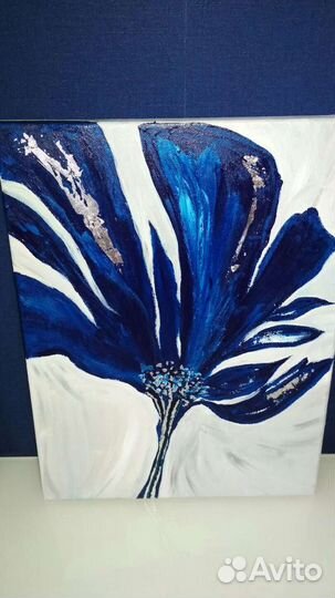 Модульная картина ручной работы- акрил, паталь