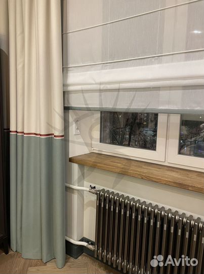 Шторы римские. Оформление текстилем под ключ