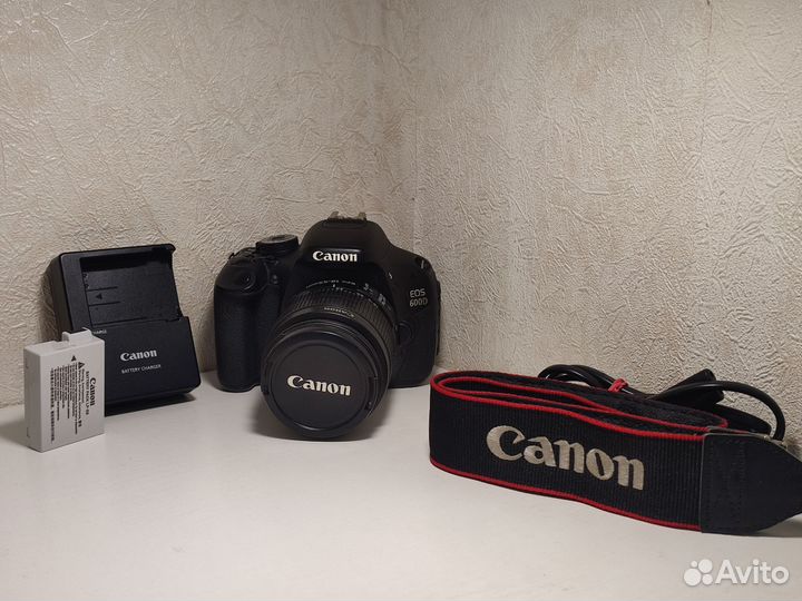 Canon eos 600d 18-55mm is Kit (пробег 21тыс)