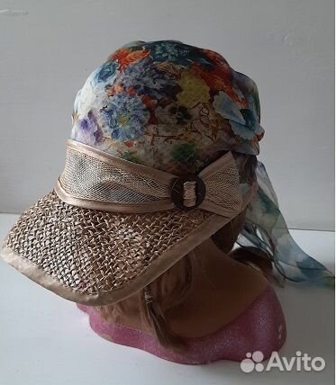 Бейсболка женская соломенная Русь Модерн р 52/53