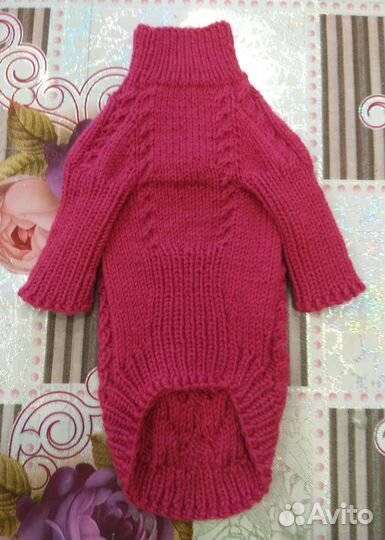 Комплект Свитер и шапочка для собаки