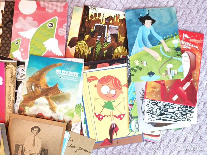 Открытки из набора C-arts проект более 200 штук