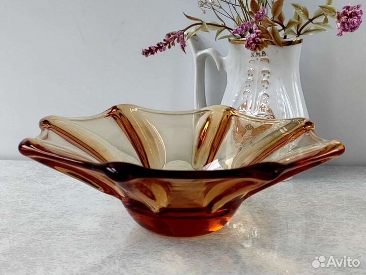 Ваза цветное стекло