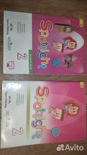 Учебник и тетрадь по англ.языку Spotlight 2 класс