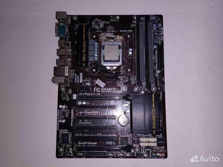 Материнская плата gigabyte ga-85-d3 с процессором