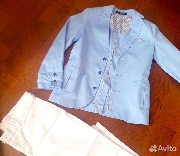 Пиджак на мальчика 134