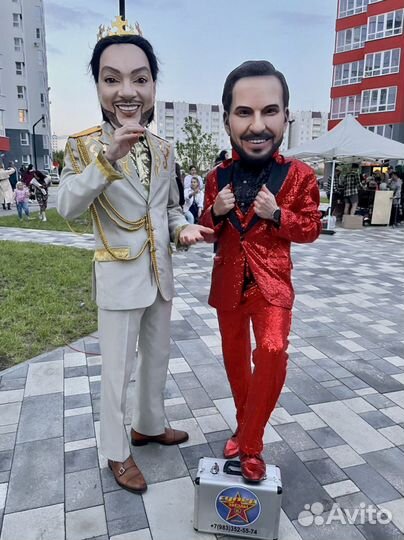 Пирожков. Стриптиз шоу. Ростовая кукла