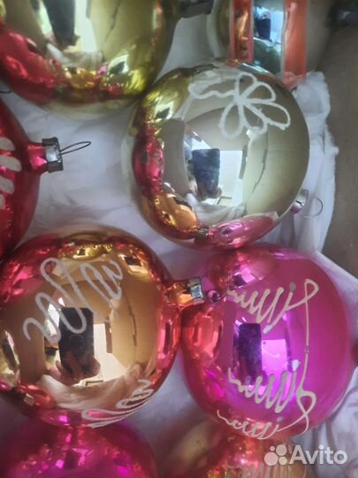 Елочные игрушки СССР шары