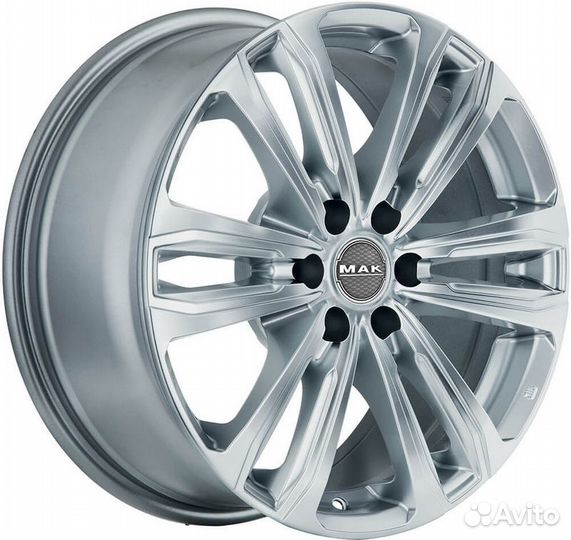 R17 6x130 7,5J ET50 D84,1 MAK Safari 6 Silver
