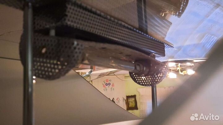 Люстры+бра, Люстра из ротанга