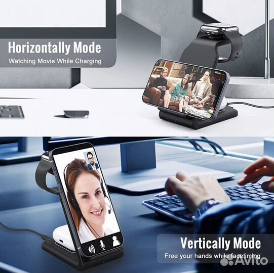 Беспроводное зарядное устройство для iPhone QC 3.0