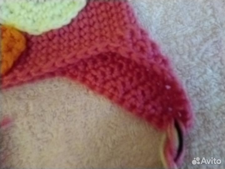 Шапка Совушка хэндмэйд