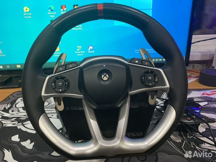 Игровой руль hori forse feedback rasing wheel DNX