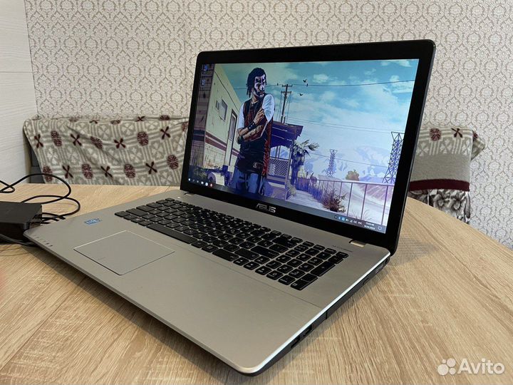 Мощный asus с большим экраном на i7-4/SSD/8озу