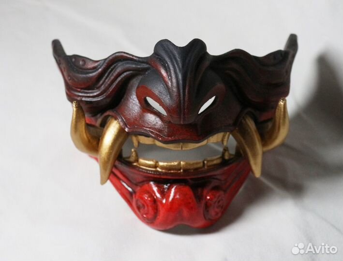 Полумаска Маска Самурай Хання Ханья