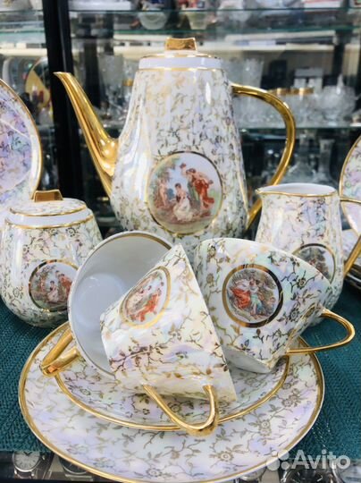 Сервиз Мадонна на 6 персон позолота